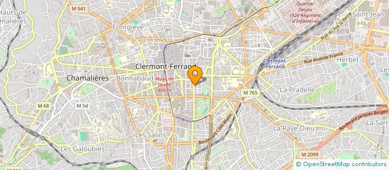 localisation de l'entreprise SOCIETE ARTS ET ENSEIGNEMENT  CLERMONT-FERRAND