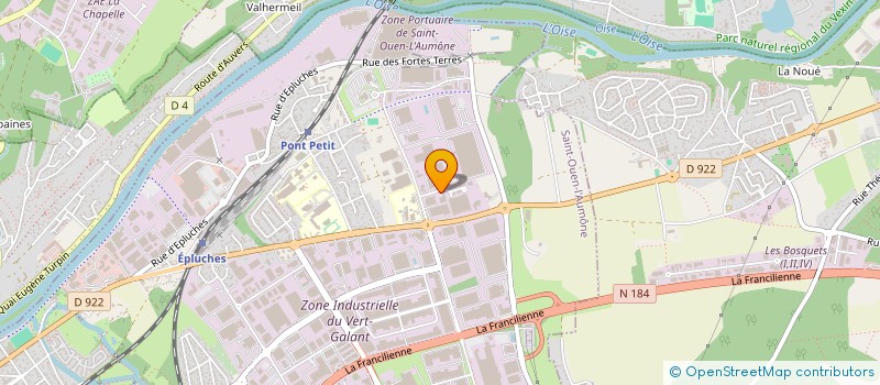 localisation de l'entreprise SOCIETE ASBA  ST OUEN L AUMONE