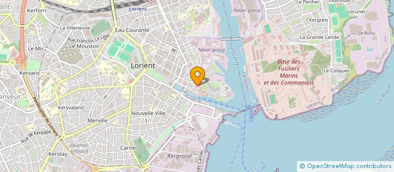 localisation de l'entreprise SOCIETE ASCOT à LORIENT