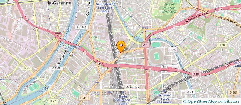 localisation de l'entreprise SOCIETE ASP à SAINT-DENIS