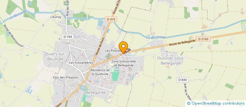localisation de l'entreprise SOCIETE ASSELIN-BERTRAND à BELLEGARDE