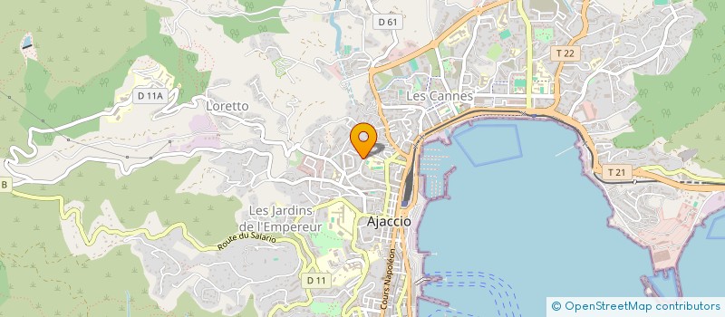 localisation de l'entreprise SOCIETE ASSISTANCE TECHNIQUE DU BATIMENT à AJACCIO
