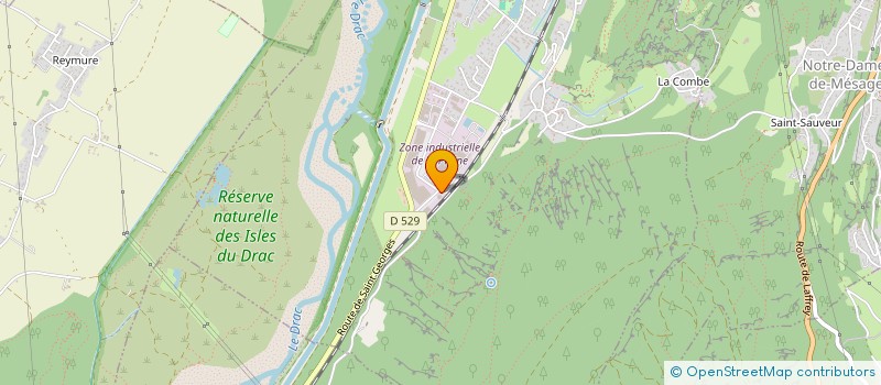 localisation de l'entreprise SOCIETE ASSISTHERM  CHAMP-SUR-DRAC