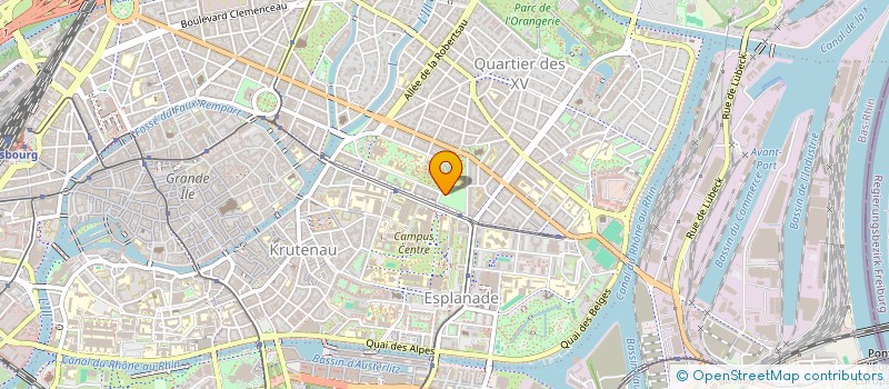 localisation de l'entreprise SOCIETE ASTRONOMIQUE DE FRANCE GROUPE ALSACE à STRASBOURG