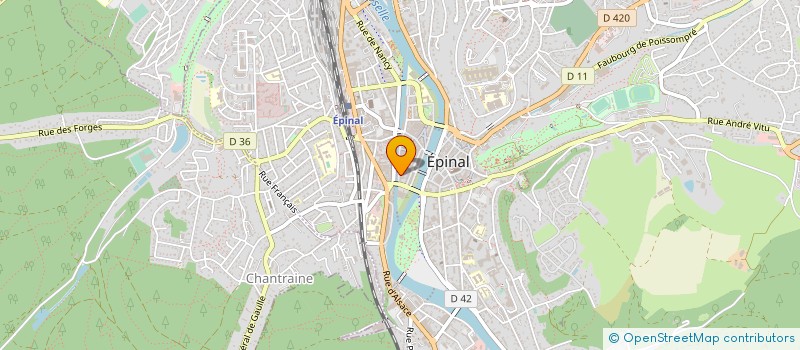 localisation de l'entreprise SOCIETE ATELEC à EPINAL