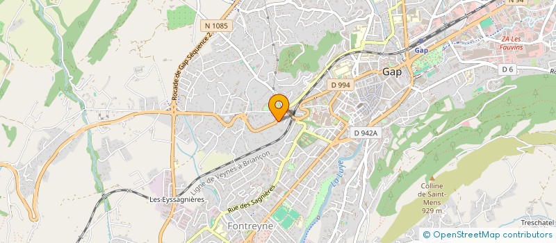 localisation de l'entreprise SOCIETE ATHLETIQUE DU LYCEE DE GAP à GAP