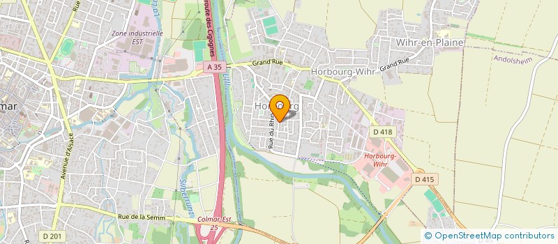 localisation de l'entreprise SOCIETE ATHLETIQUE SPORTIVE COLMARIENNE  HORBOURG-WIHR