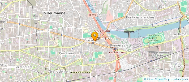 localisation de l'entreprise SOCIETE ATIC à VILLEURBANNE