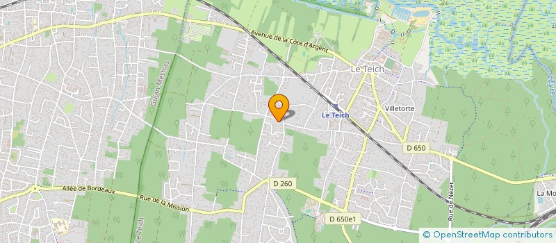 localisation de l'entreprise SOCIETE ATLANTIQUE DE CONCEPTION & TRAVAUX PUBLICS à LE TEICH