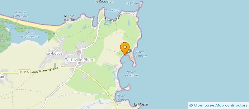 localisation de l'entreprise SOCIETE ATLANTIQUE DE MARICULTURE  GATTEVILLE-LE-PHARE