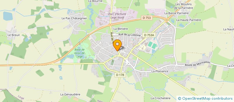 localisation de l'entreprise SOCIETE ATLANTIQUE DE TEINTURERIE - S.A.T. à TOUVOIS