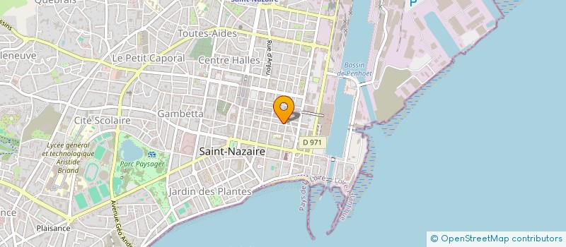 localisation de l'entreprise SOCIETE ATLANTIQUE ETANCHEITE à SAINT-NAZAIRE