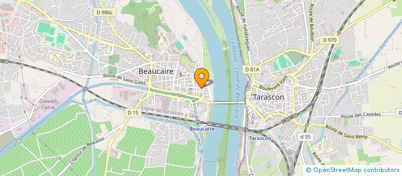 localisation de l'entreprise SOCIETE ATLAS à BEAUCAIRE