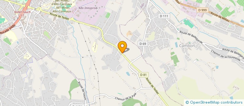 localisation de l'entreprise SOCIETE ATS ET ACS à ALBI