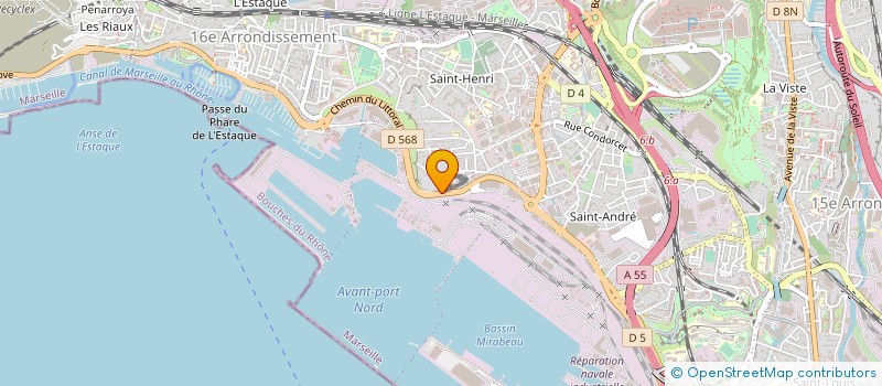 localisation de l'entreprise SOCIETE AUBAGNAISE DE RESTAURATION ET D APPROVISIONNEMENT à MARSEILLE