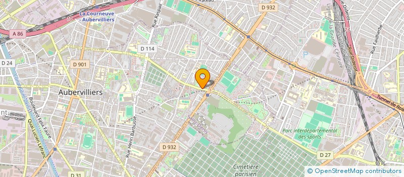 localisation de l'entreprise SOCIETE AUBER PRESSING TRADITION à AUBERVILLIERS