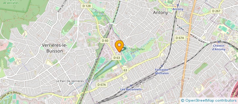 localisation de l'entreprise SOCIETE AUBERT à VERRIERES-LE-BUISSON
