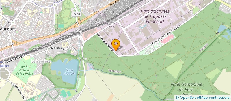 localisation de l'entreprise SOCIETE AUBERT ET LANGLOIS à TRAPPES