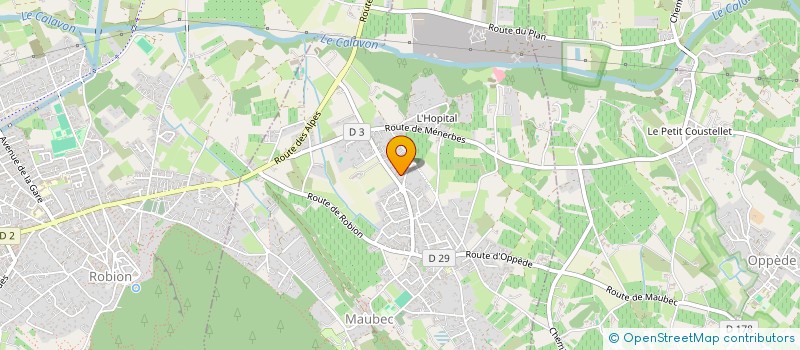 localisation de l'entreprise SOCIETE AUBIGNAN PIECES AUTOS  MAUBEC