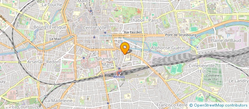 localisation de l'entreprise SOCIETE AUBREE ET COMPAGNIE à RENNES