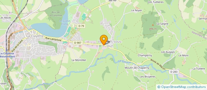 localisation de l'entreprise SOCIETE AUCLAIR-GAY à VARENNES-SOUS-DUN