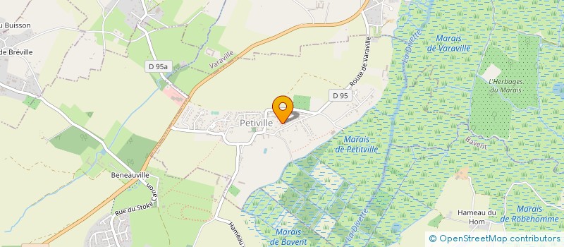 localisation de l'entreprise SOCIETE AUDE à PETIVILLE