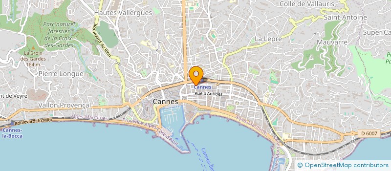localisation de l'entreprise SOCIETE AUDIOVISUELLE DES DEUX MARCHES à CANNES