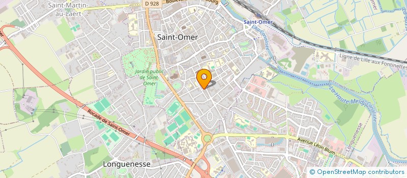 localisation de l'entreprise SOCIETE AUDOMAROISE DE DISTRIBUTION  SAINT-OMER