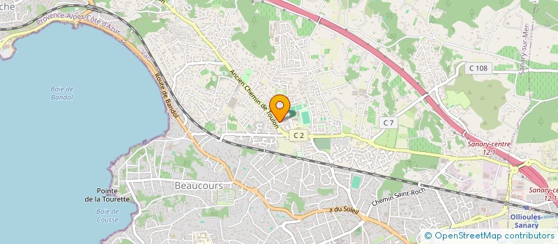 localisation de l'entreprise SOCIETE AUTO PROVENCE à SANARY-SUR-MER