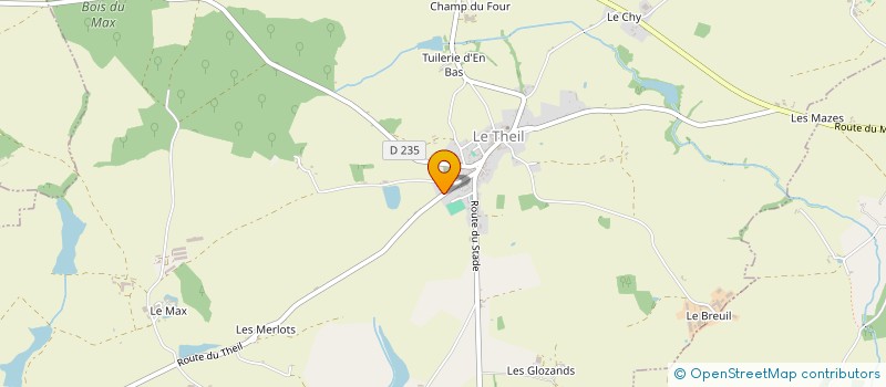 localisation de l'entreprise SOCIETE AUTOCARS VAL DE SIOULE à LE THEIL