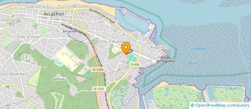 localisation de l'entreprise SOCIETE AUTOMOBILE ARCACHONNAISE à ARCACHON
