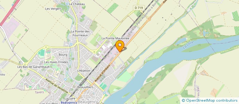 localisation de l'entreprise SOCIETE AUTOMOBILES BALGENTIENNES à BEAUGENCY