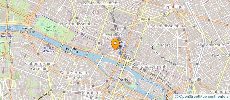 localisation de l'entreprise SOCIETE AUXILIAIRE DE CHAUDIERES CHARBON à PARIS