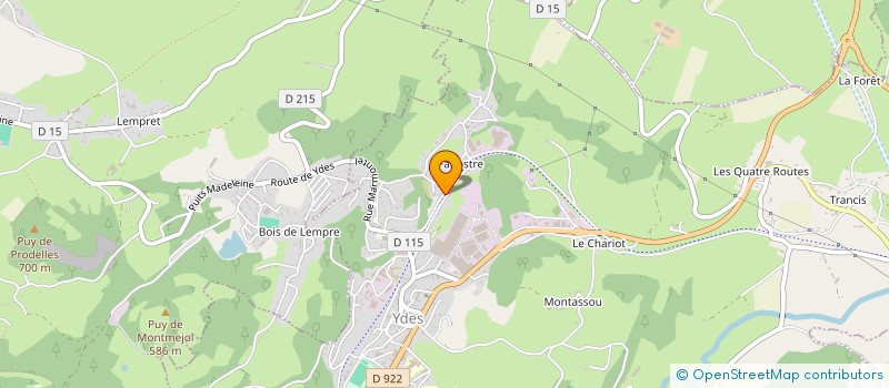 localisation de l'entreprise SOCIETE AUXILIAIRE DE FABRICATION DE LA SACATEC à YDES
