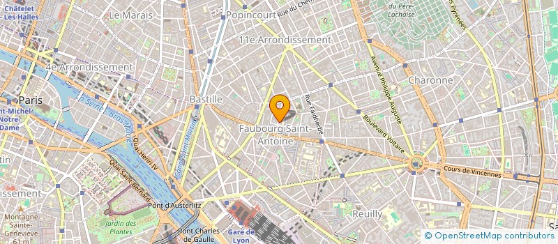localisation de l'entreprise SOCIETE AUXILIAIRE DE FRET à PARIS