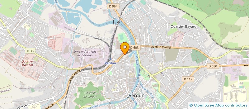 localisation de l'entreprise SOCIETE AUXILIAIRE DE LA METALLERIE à VERDUN