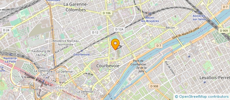 localisation de l'entreprise SOCIETE AUXILIAIRE DE MENUISERIE à COURBEVOIE