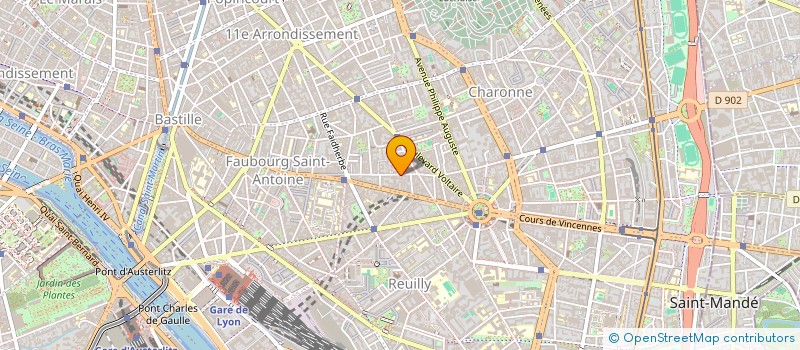 localisation de l'entreprise SOCIETE AUXILIAIRE DE SERVICES  PARIS