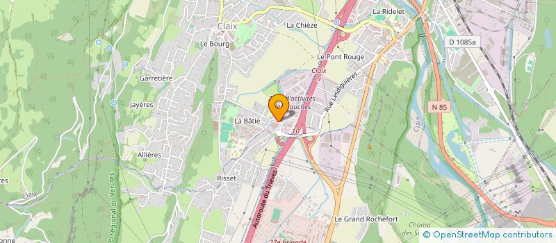 localisation de l'entreprise SOCIETE AUXILIAIRE DE TRAVAUX à CLAIX