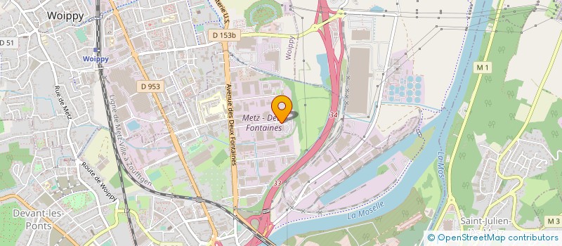 localisation de l'entreprise SOCIETE AUXILIAIRE GARZOTTO à METZ