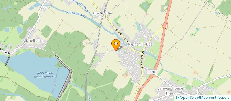 localisation de l'entreprise SOCIETE AUXILIAIRE POUR LE DEVELOPPEMENT DE LA FERTILISATION à ASPACH-LE-BAS