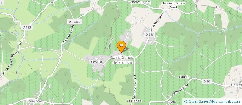 localisation de l'entreprise SOCIETE AVENIR ETANCHEITE  GAURIAGUET