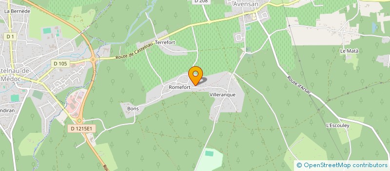 localisation de l'entreprise SOCIETE AVENSANNAISE DE MACONNERIE  AVENSAN