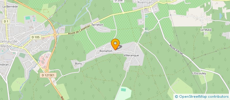 localisation de l'entreprise SOCIETE AVENSANNAISE DE TERRASSEMENT à AVENSAN