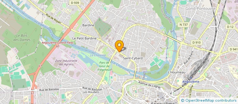 localisation de l'entreprise SOCIETE AVICOLE ANGOULEME CHARENTE à ANGOULEME