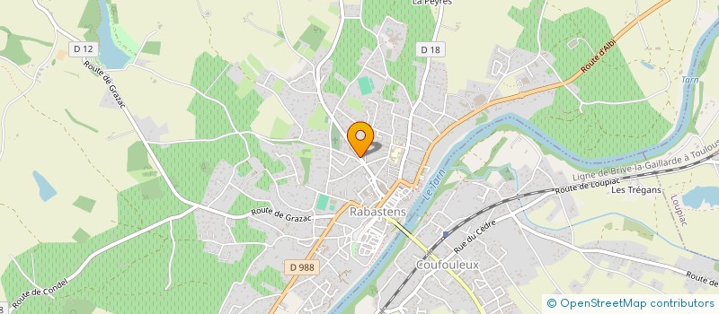 localisation de l'entreprise SOCIETE AVICOLE DE LA VALLEE DU TARN à RABASTENS