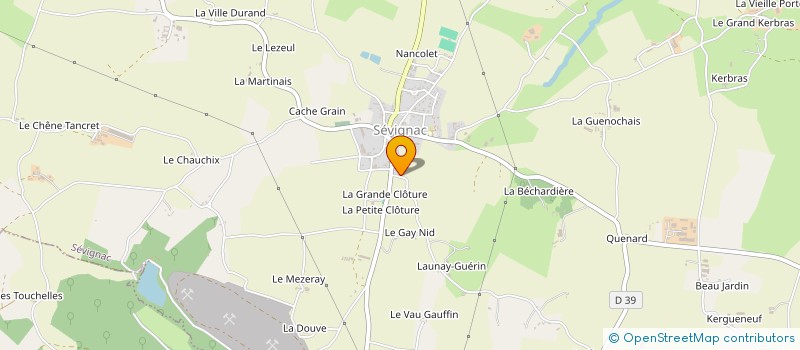 localisation de l'entreprise SOCIETE AVICOLE DU VIEUX MANOIR à LANRELAS