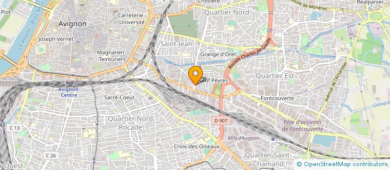 localisation de l'entreprise SOCIETE AVIGNONNAISE DES EAUX  AVIGNON