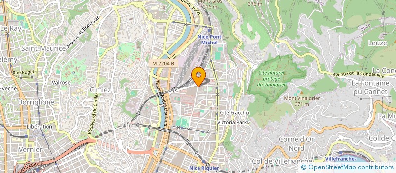 localisation de l'entreprise SOCIETE AZUREENNE DE COMBUSTIBLES à NICE
