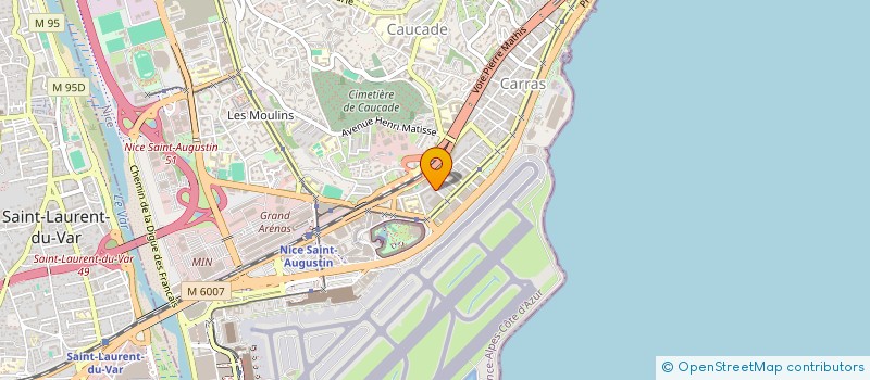localisation de l'entreprise SOCIETE AZUREENNE DE RAMONAGE ET D'ASSAINISSEMENT S.A.R.A. à NICE